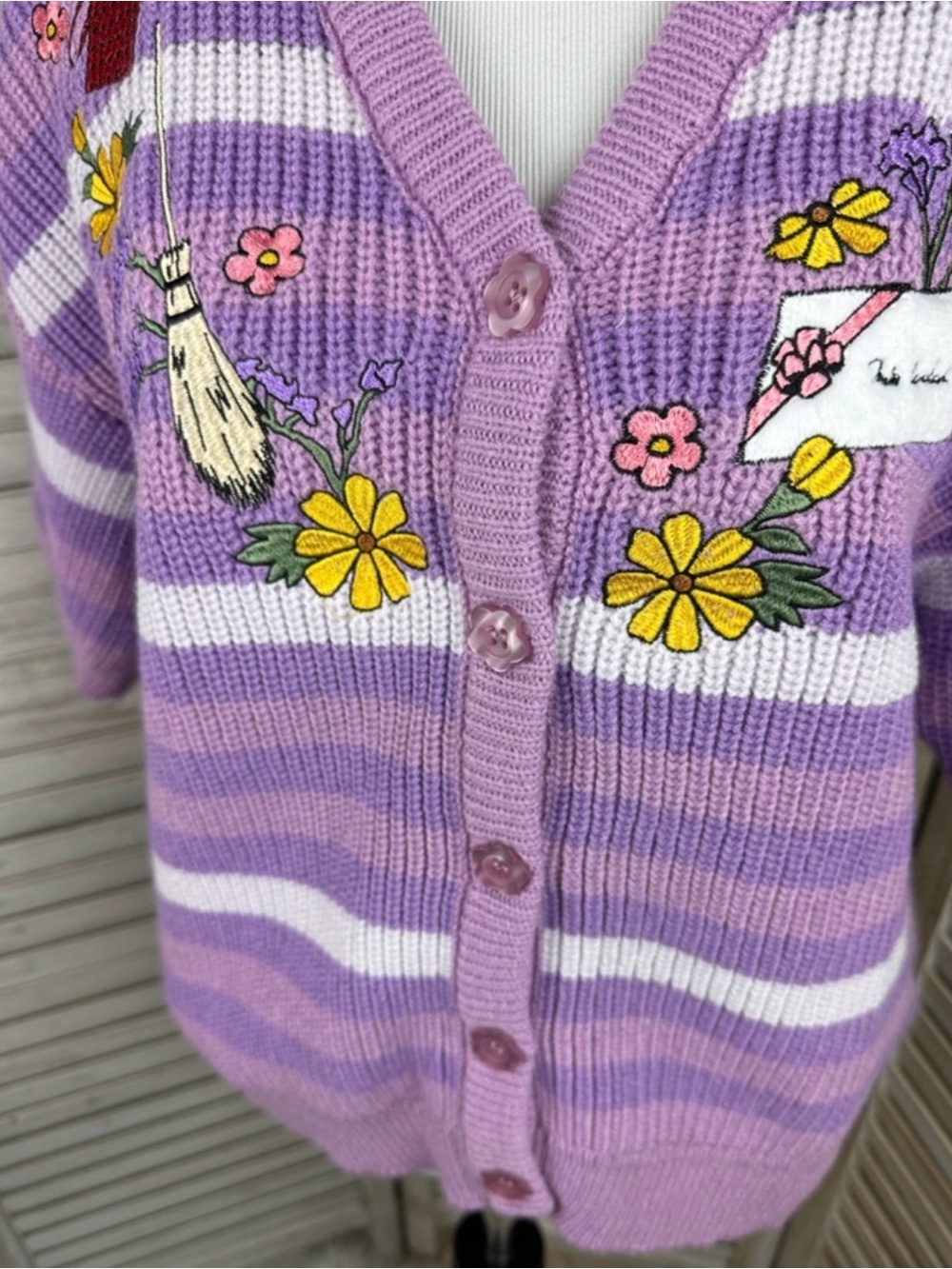 Her Universe Studio Ghibli Kiki's Delivery Service Icons Short-Sleeve Cardigan M - Picture 6 of 10
